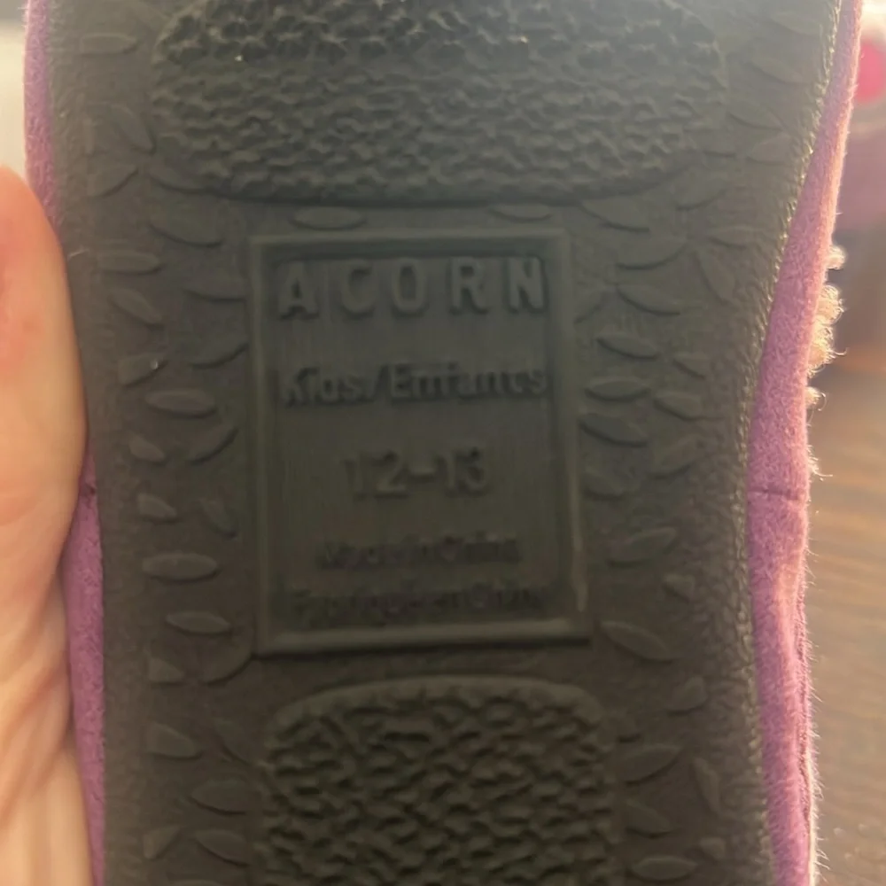 Brand new acorn slippers